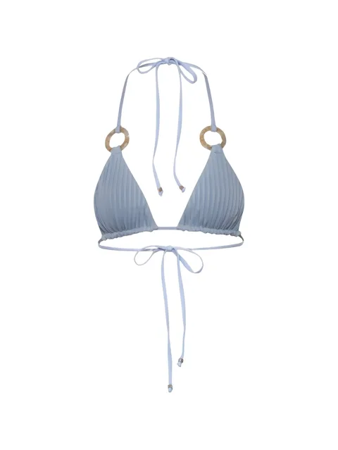Kaia ring-detail bikini top