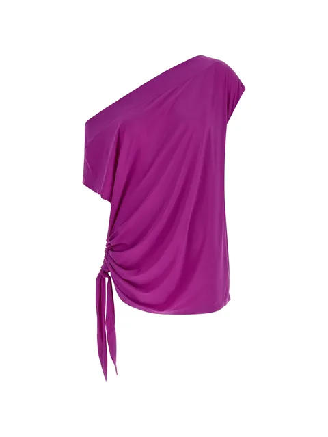 draped dress