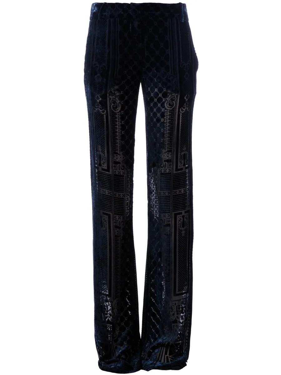brocade wide leg trouser 1