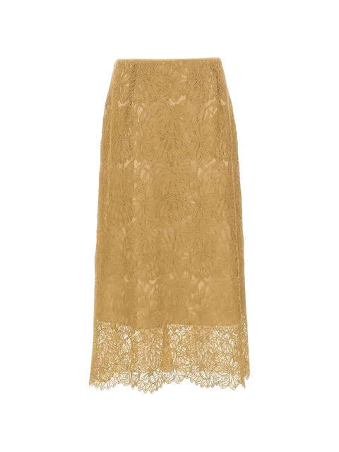 lace midi skirt