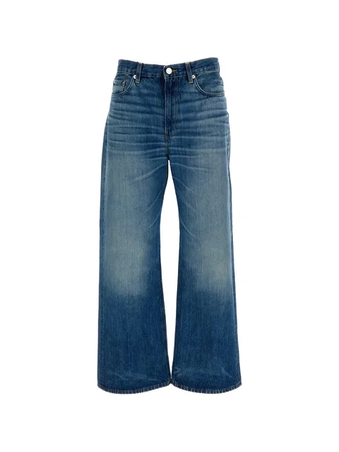 Winny faded wide-leg jeans