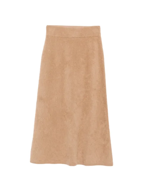 Asta elasticated-waistband midi skirt