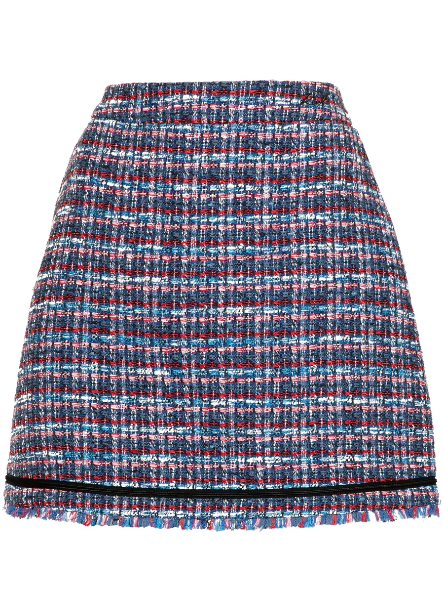 bouclé mini skirt 2
