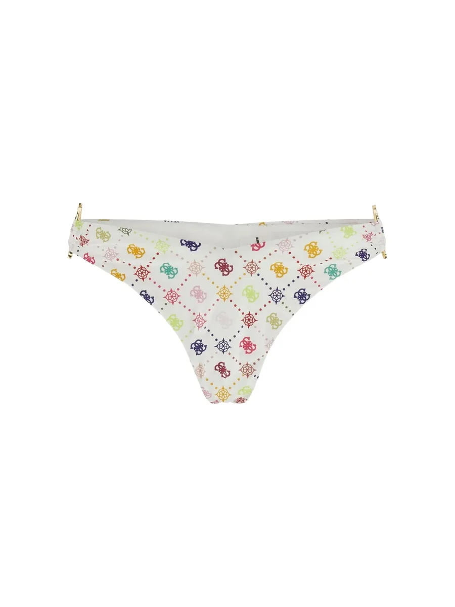 monogram-print ring-detail bikini bottoms 2