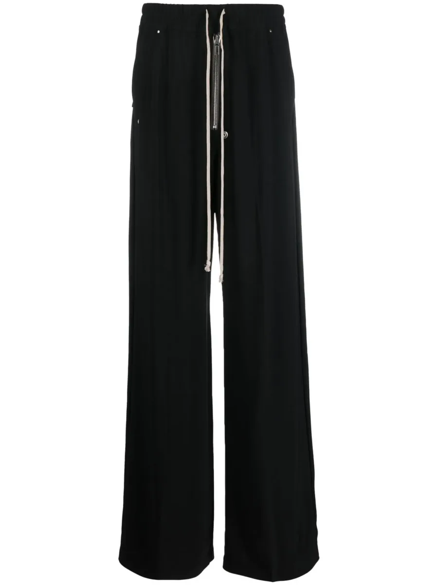 drawstring wide-leg trousers 2