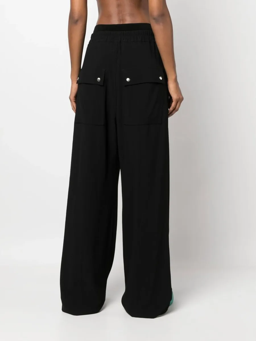 drawstring wide-leg trousers 8