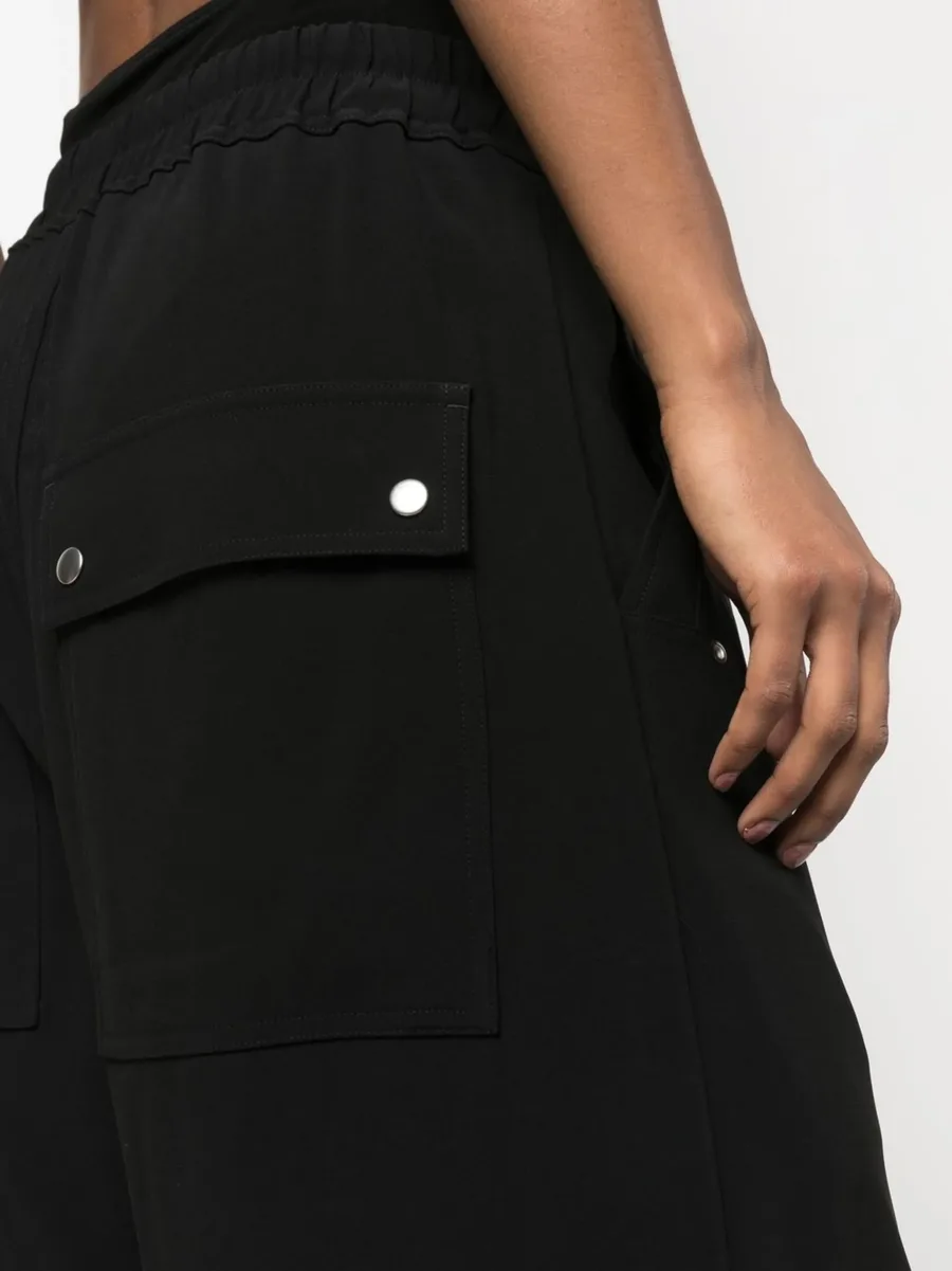 drawstring wide-leg trousers 9