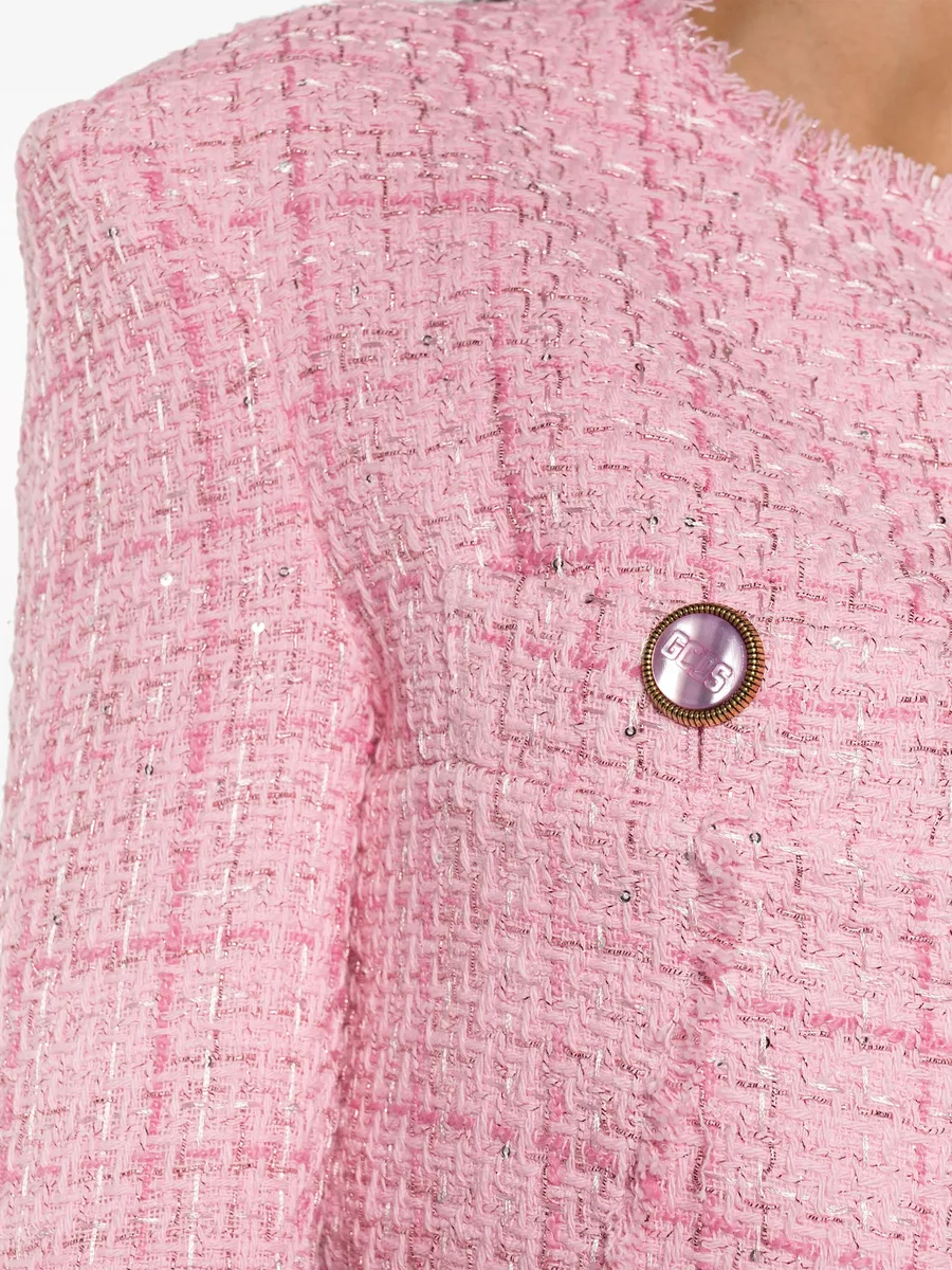button-up cropped tweed jacket 10