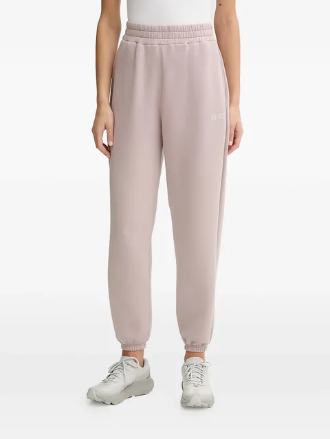 elasticated-waistband track pants
