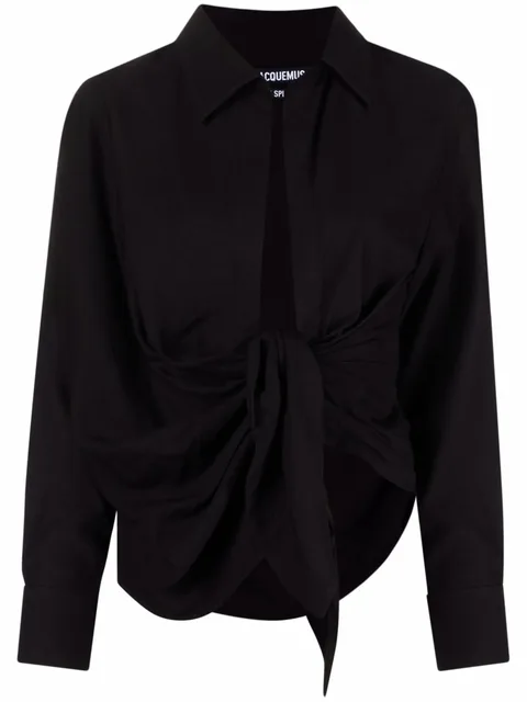 драпированная рубашка La Chemise Bahia