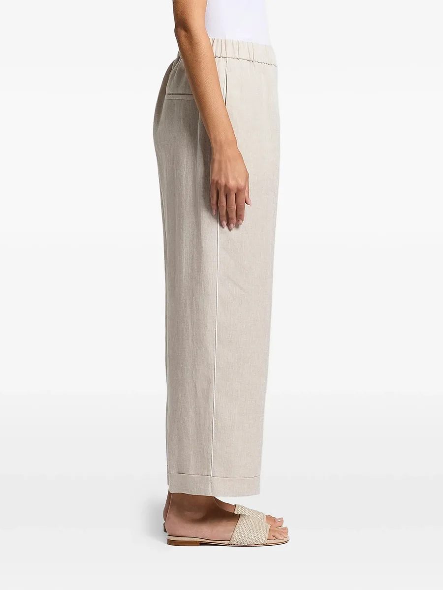 брюки с эластичным поясом 4