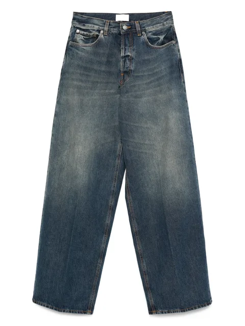 logo-patch jeans