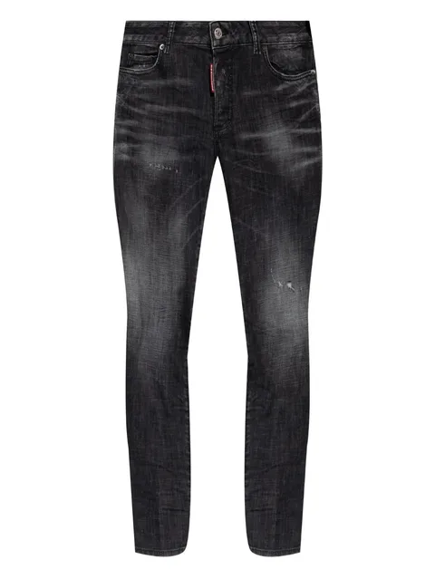 faded distressed jeans
