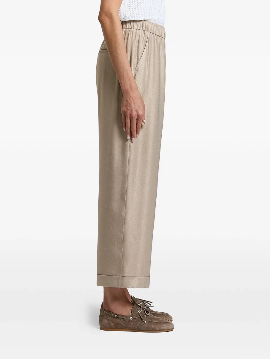 брюки с эластичным поясом 4