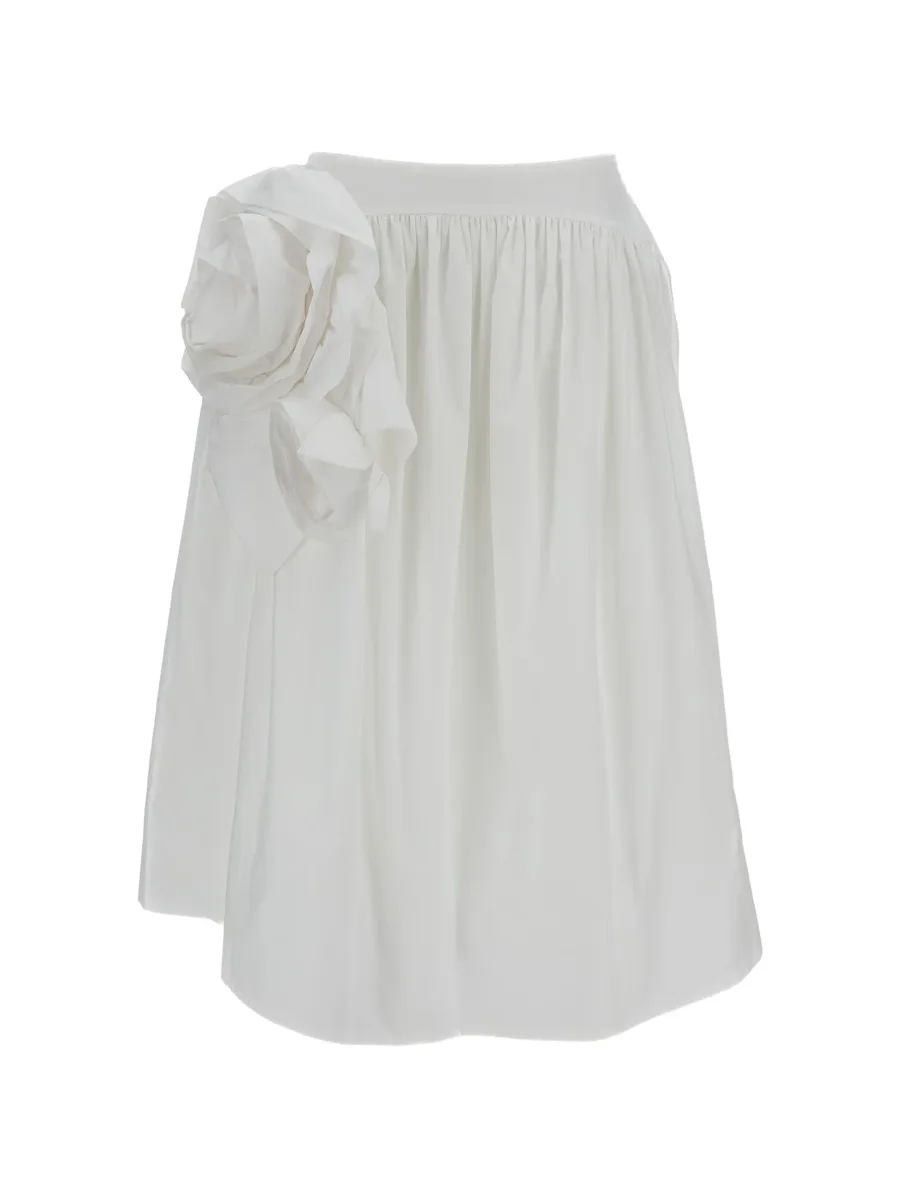 floral-motif midi skirt 2