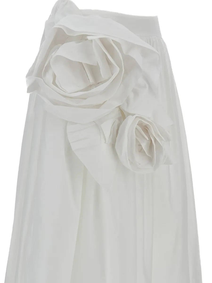 floral-motif midi skirt 6