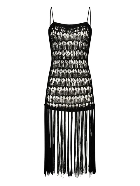 Dahlia crochet beach dress