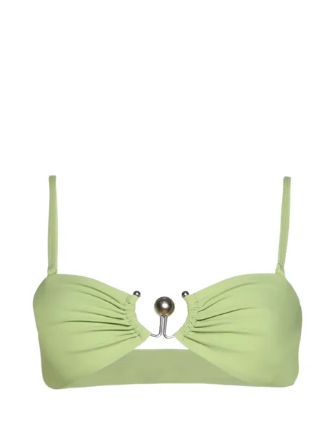 ruched bikini top