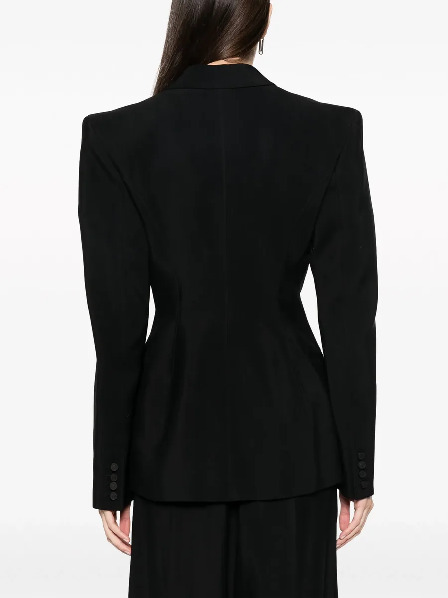 cut-out structured blazer 8