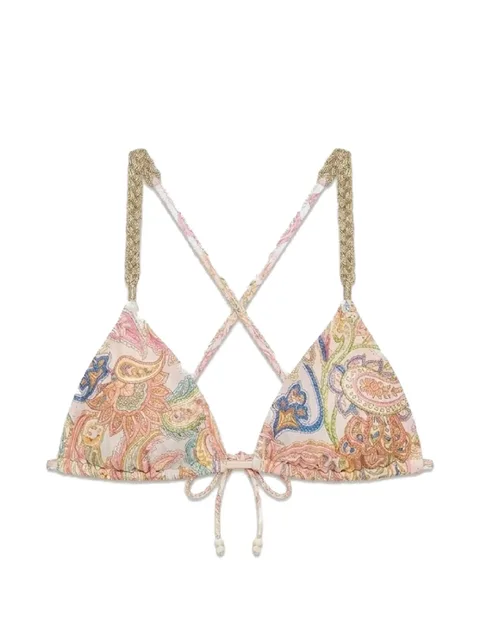 Taba paisley bikini top