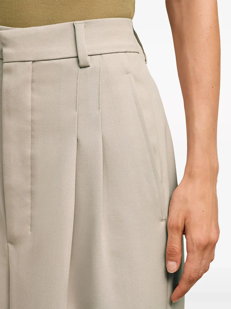 wide-leg tailored wool trousers 9
