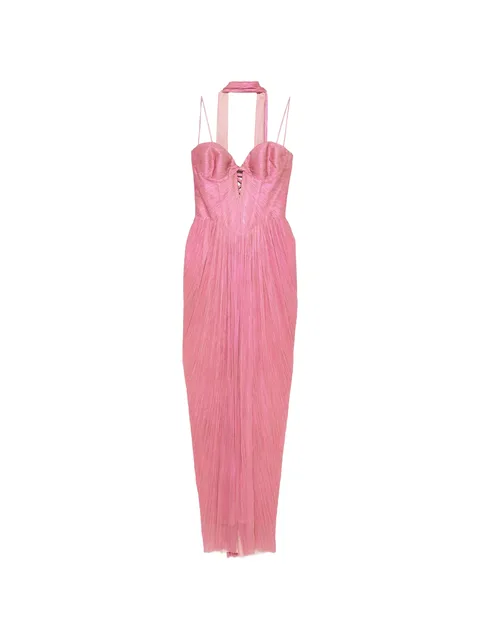 draped maxi dress