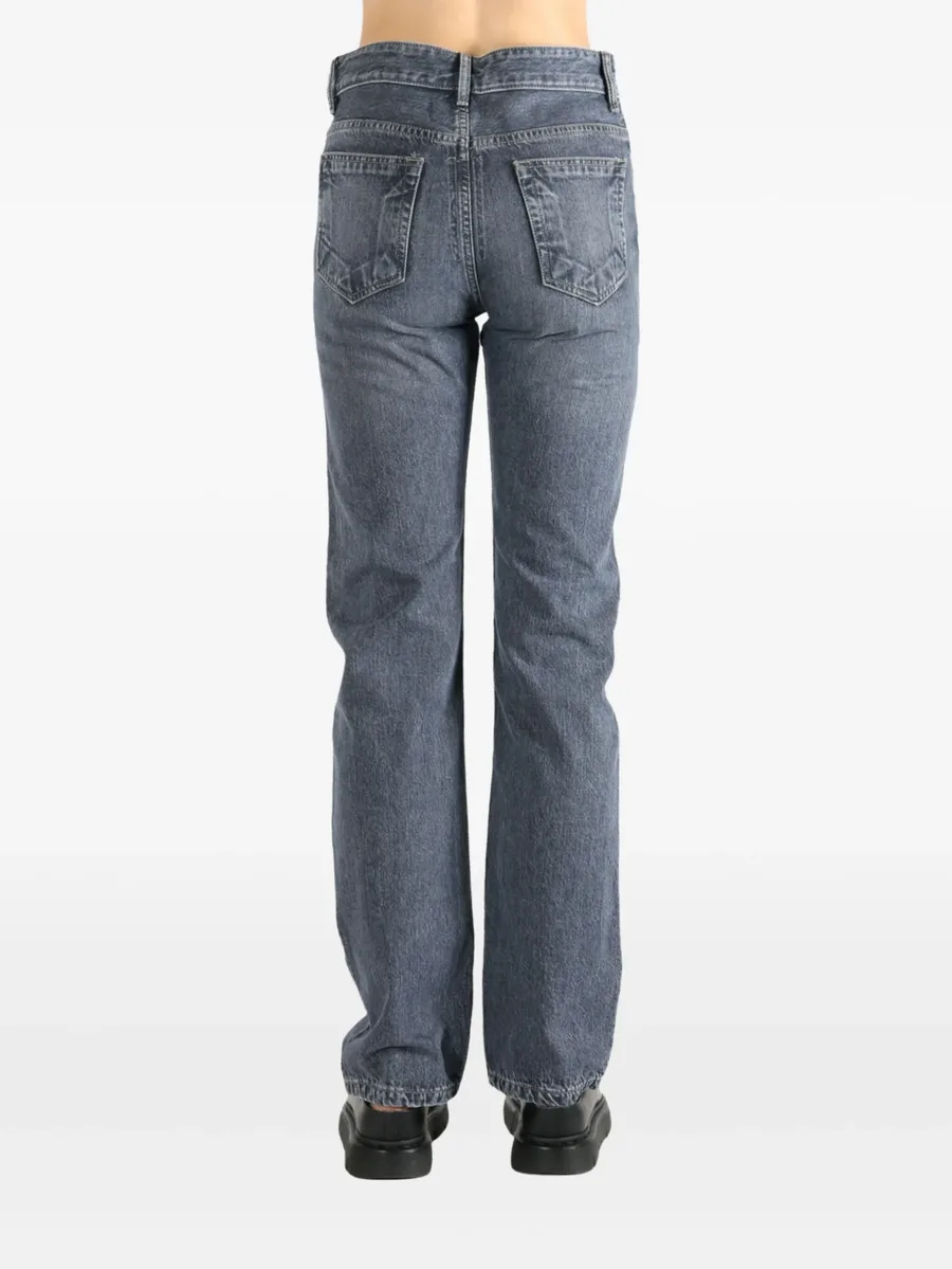 washed-effect jeans 7