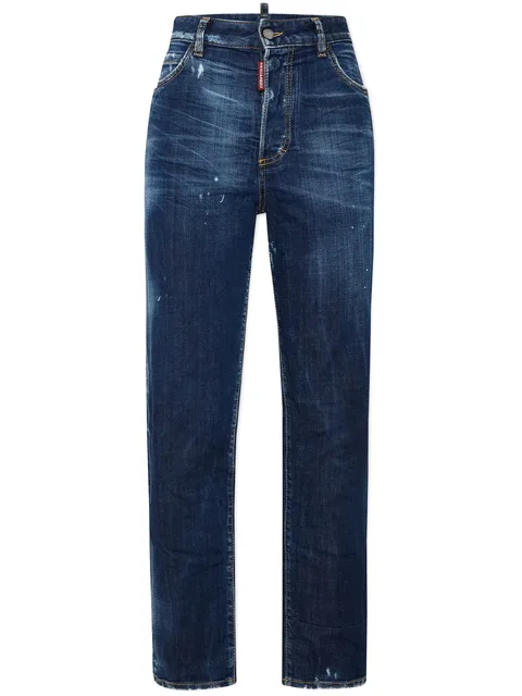 straight-leg jeans