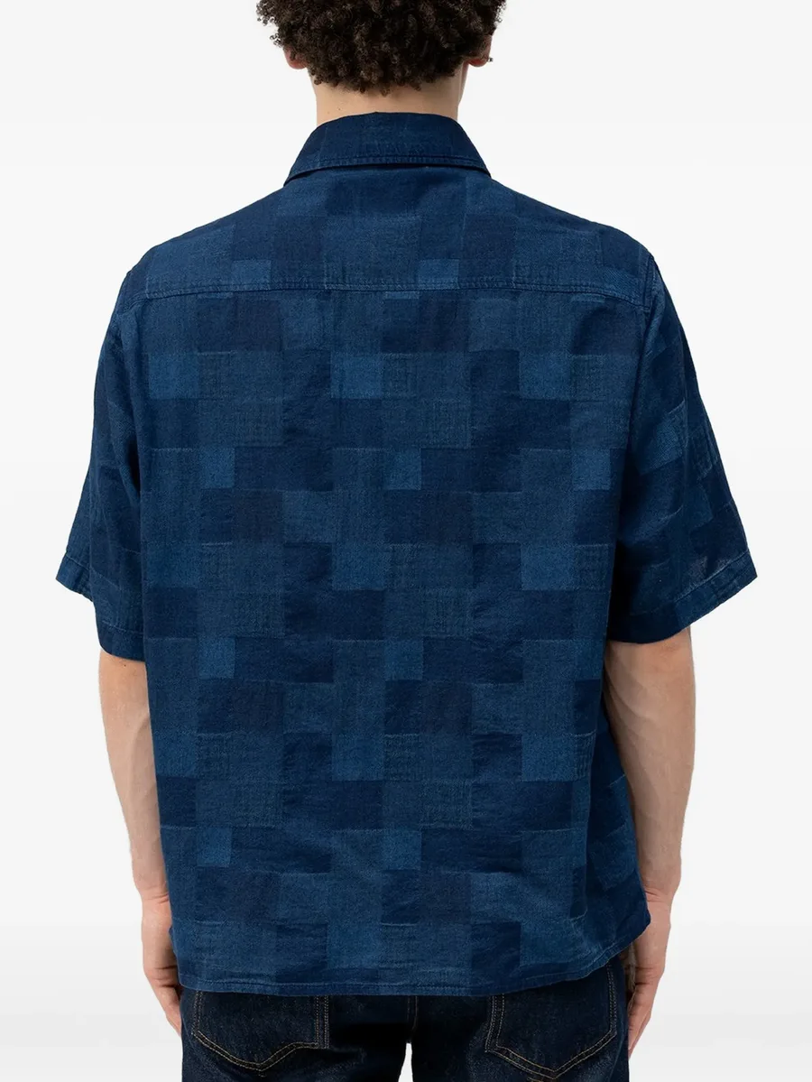 Ekyno chest-pocket checked shirt 5