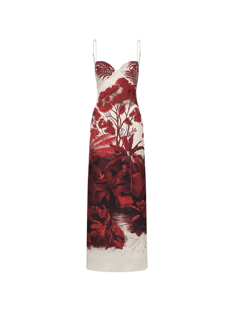 floral maxi dress
