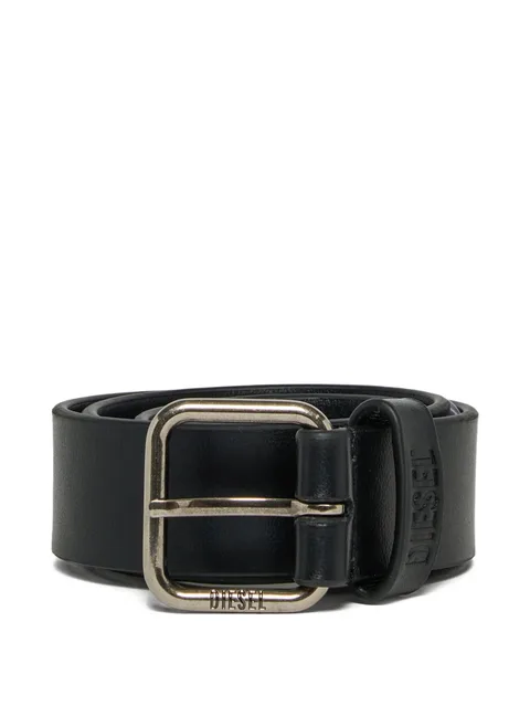 embossed logo belt