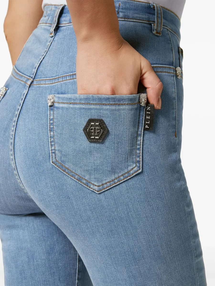 high-rise skinny jeans 7