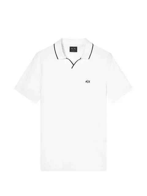 logo-embroidered polo shirt