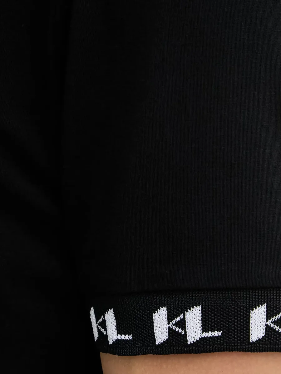 logo-tape polo shirt 9
