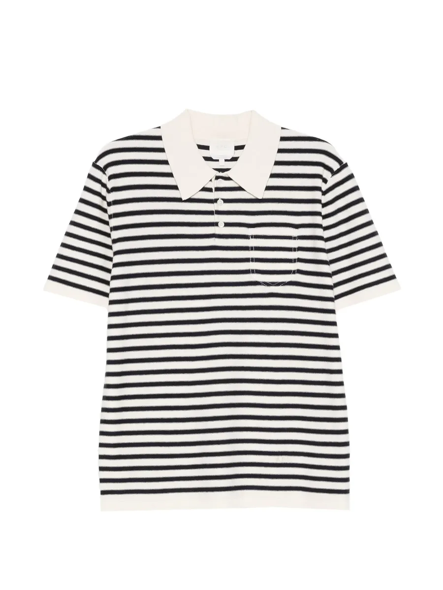 striped pocket polo shirt 2