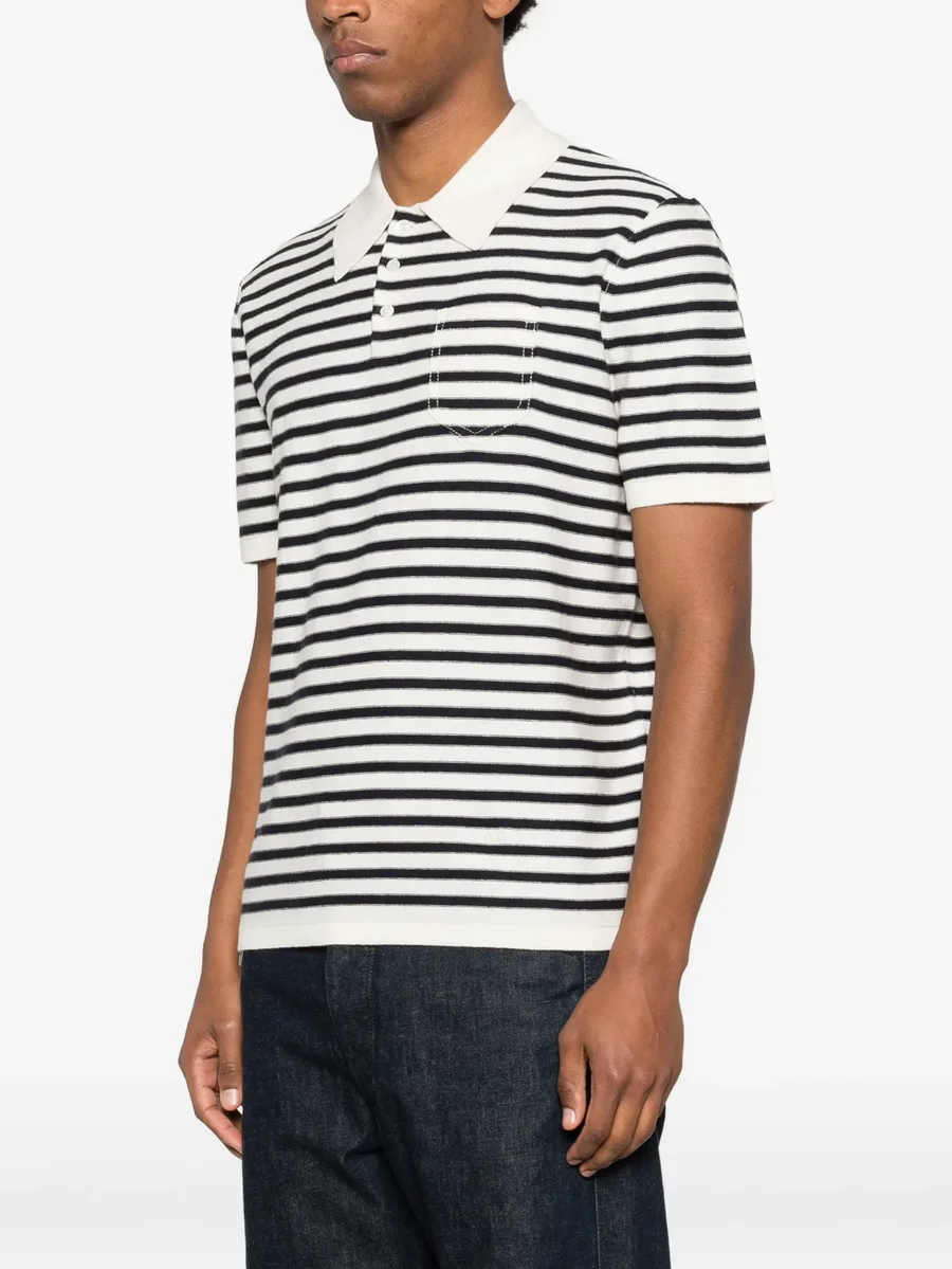 striped pocket polo shirt 6