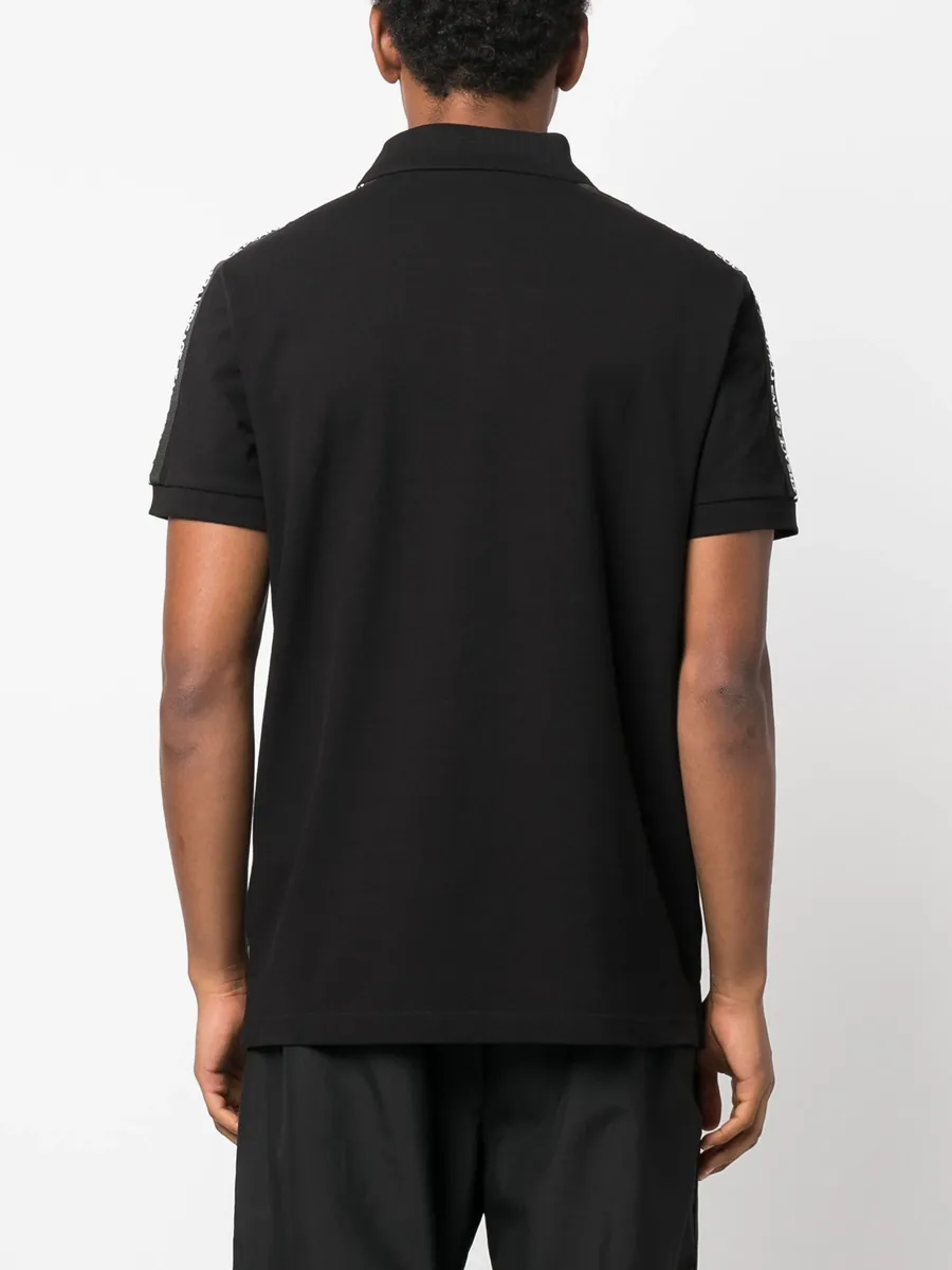 logo-tape cotton polo shirt 8