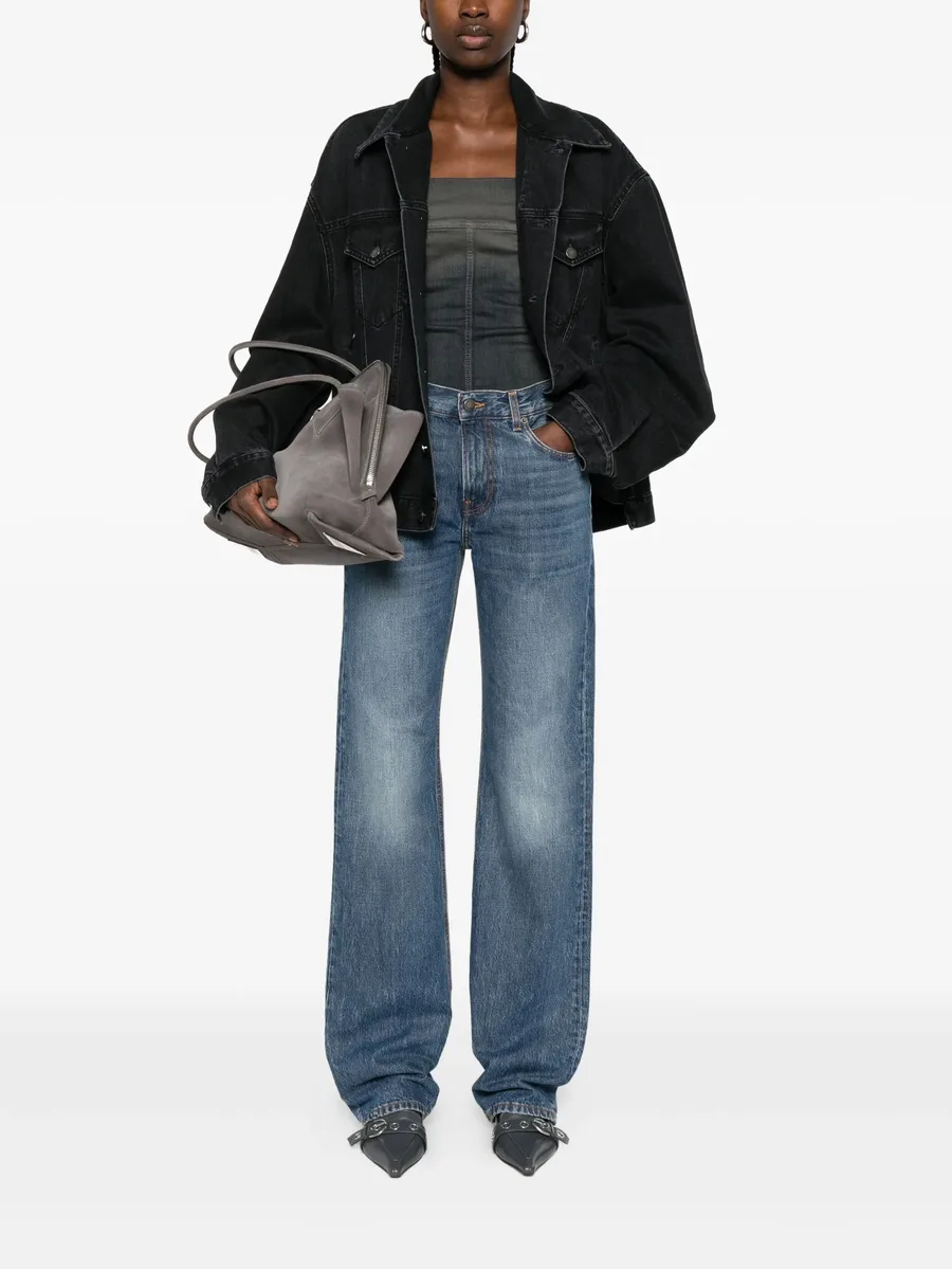 Cleo dark-wash jeans 4