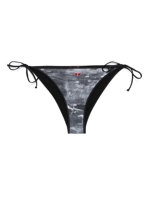 abstract-print bikini bottoms