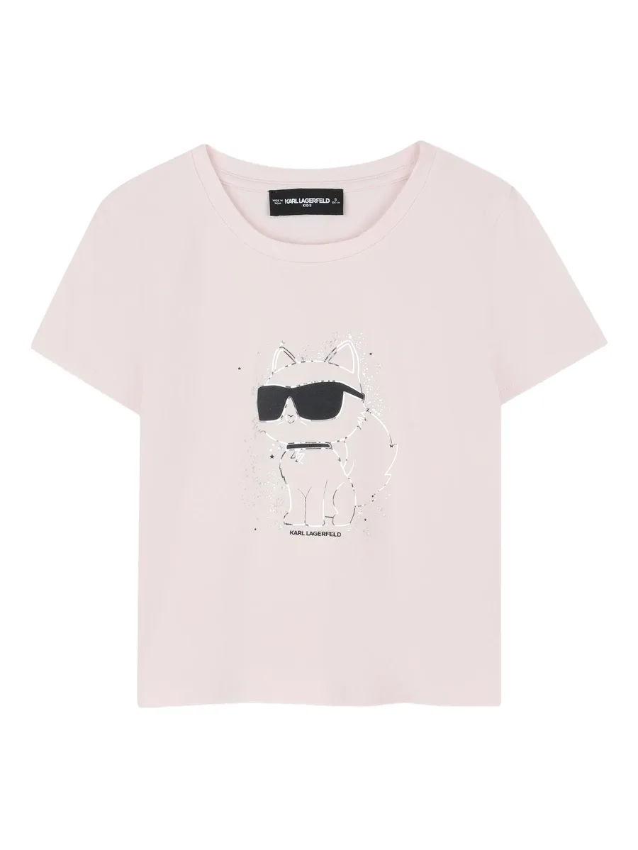 футболка с принтом Choupette 2