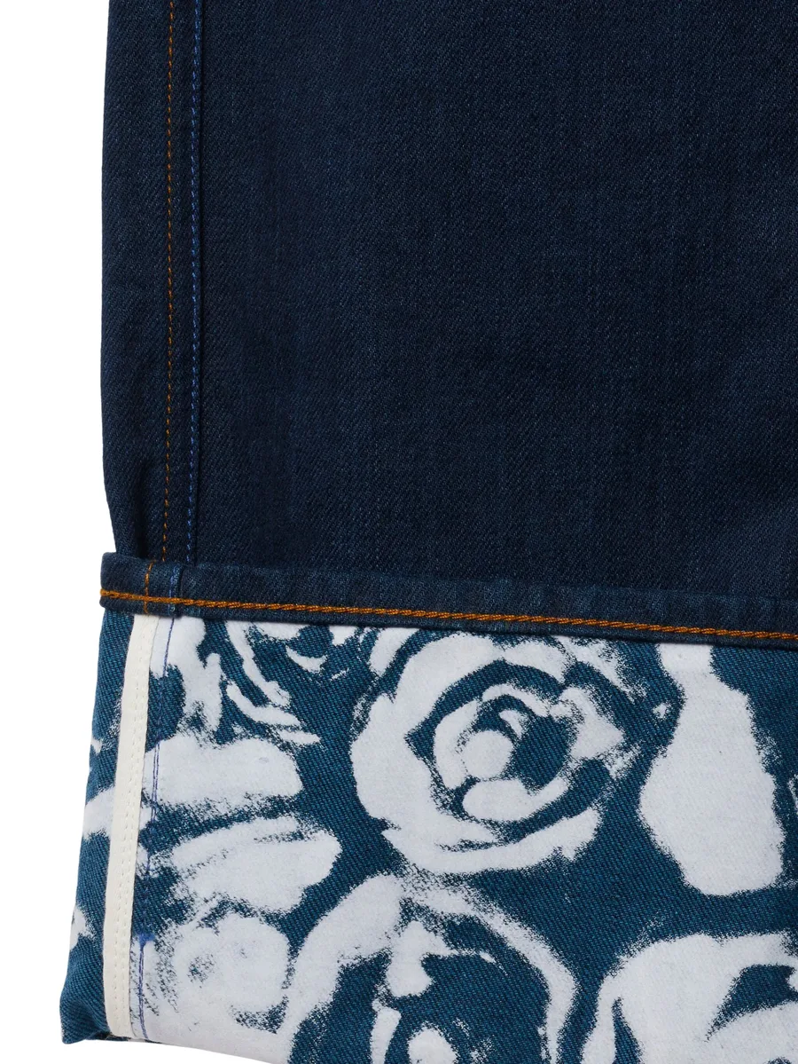 logo-patch straight-leg jeans 10