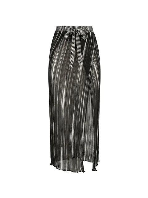 striped skirt