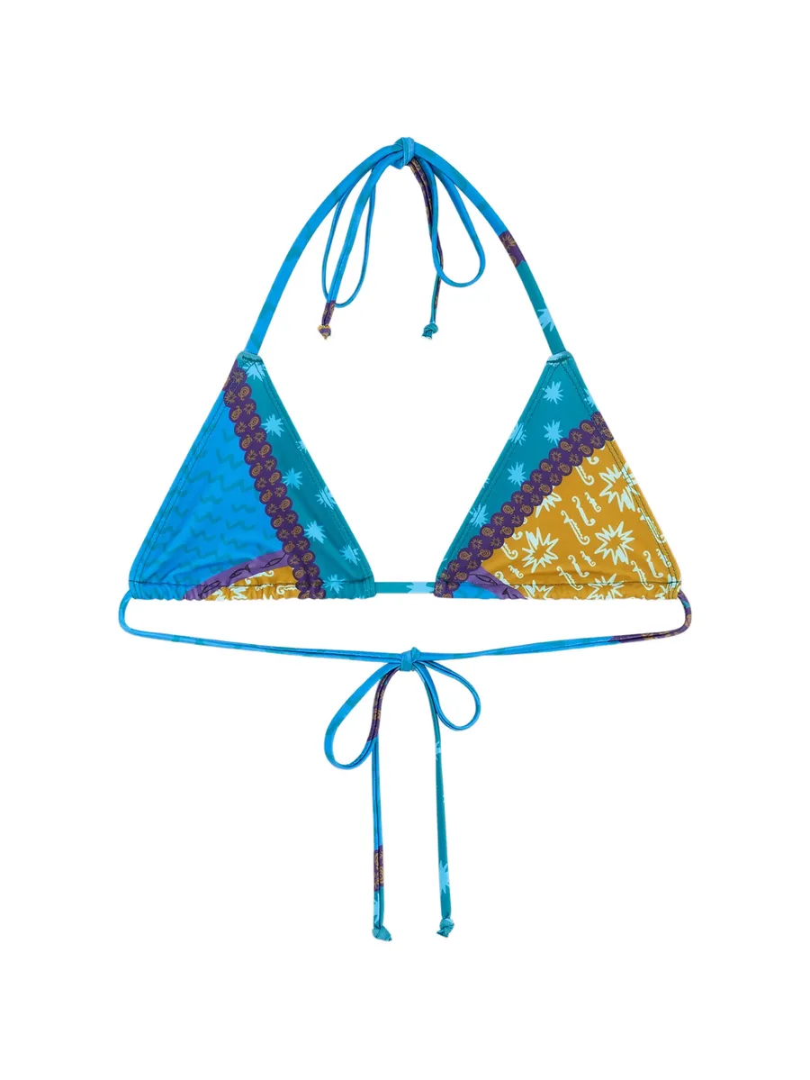 Blue Estrellitas bikini top 2