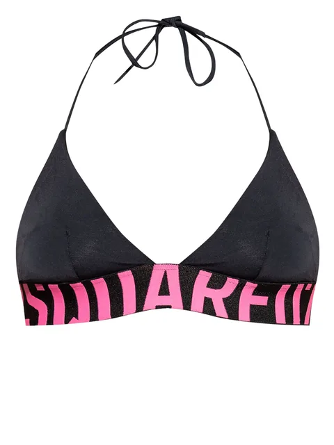 logo-underband bikini top