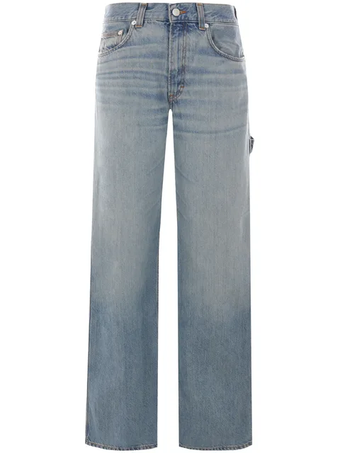 logo-patch jeans