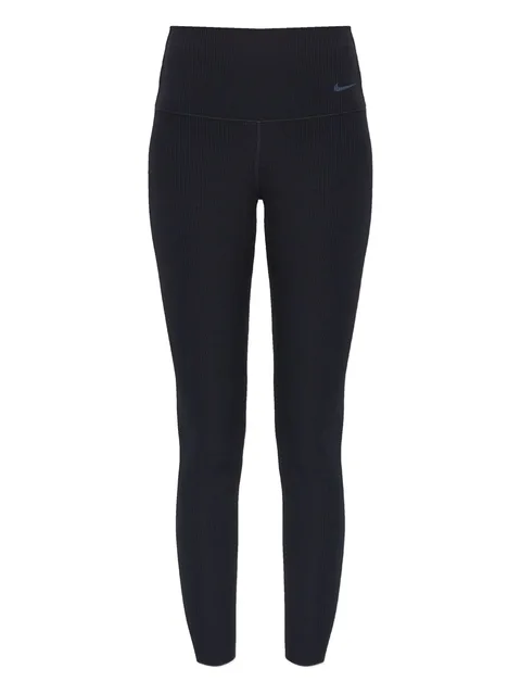 ribbed logo performance leggings
