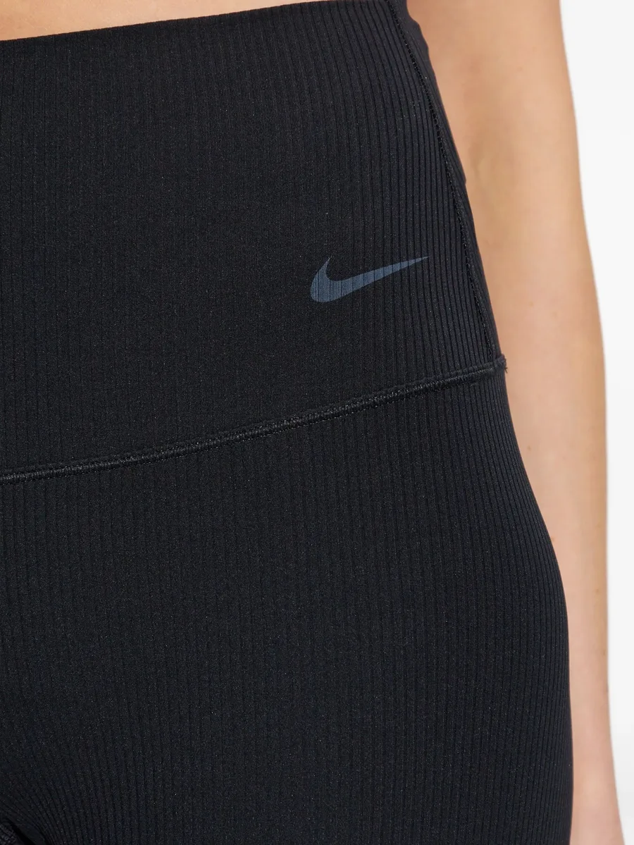 ribbed logo performance leggings 10