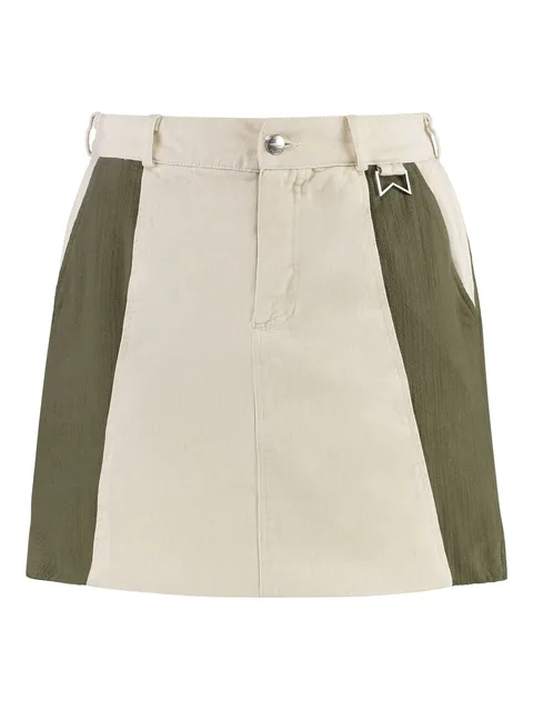 cotton mini skirt