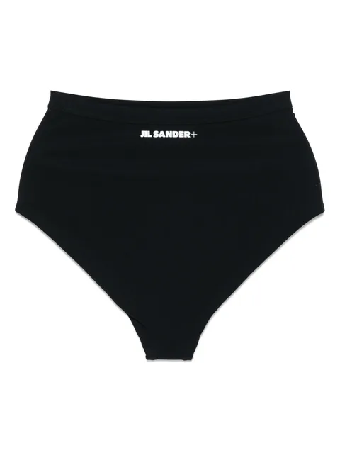 logo-print bikini bottoms