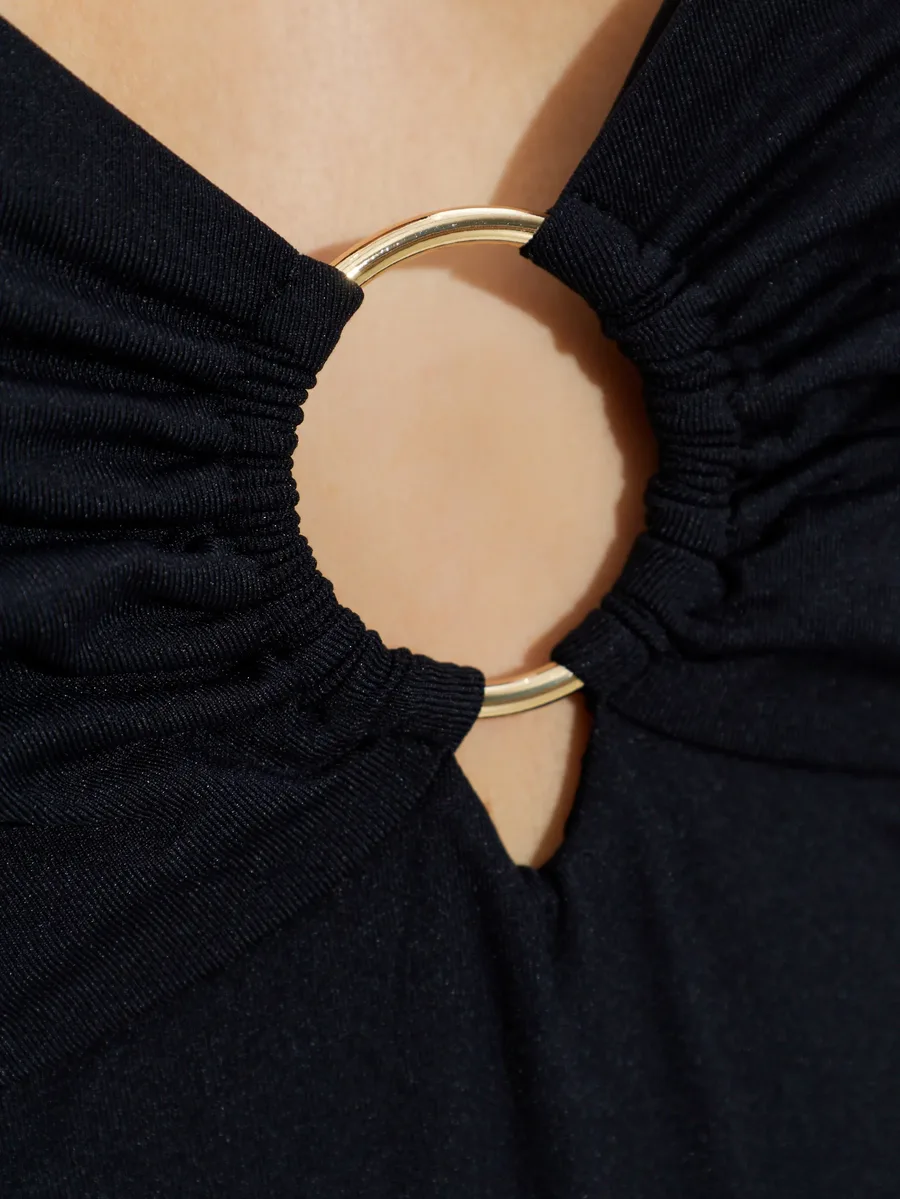 ring-detail swimsuit 6